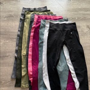 Forever 21 seamless leggings SM 9pairs for$20.
